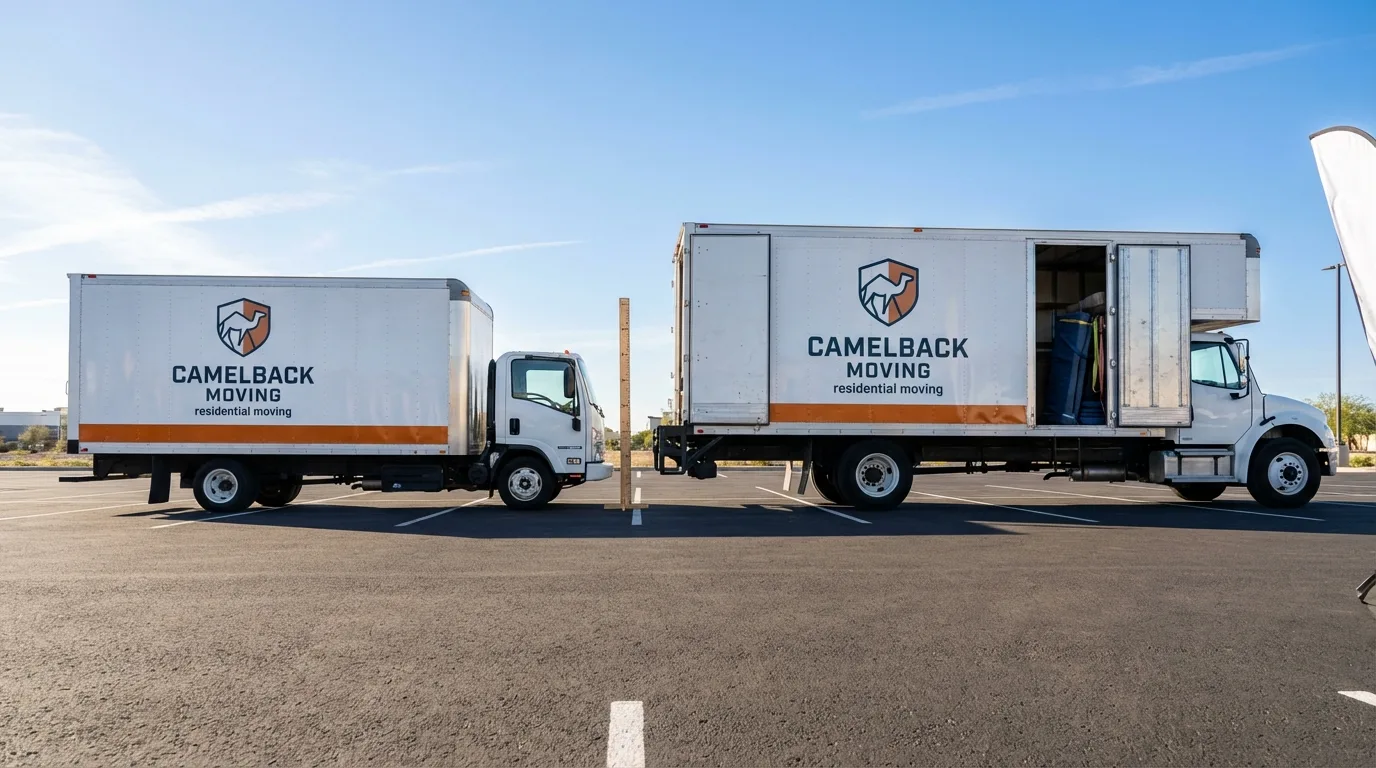Moving truck size capacity guide in Redwood City